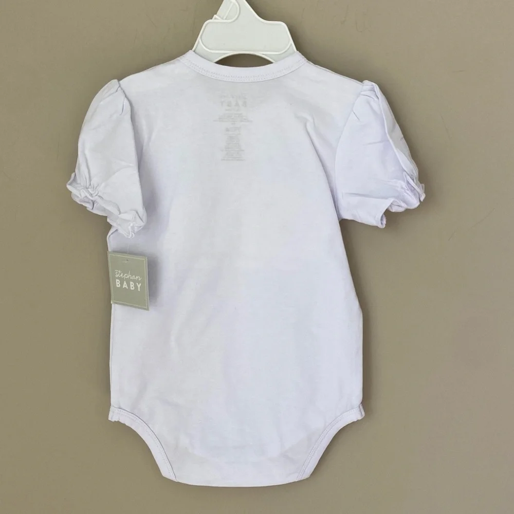 Last One!‎ NWT White and Pink First Birthday Onesie